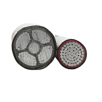 YJLV Niederspannungs-XLPE-isolierter PVC-Mantel-Aluminiumkabelhersteller, 25 mm 4-adriges gepanzertes Kabel aus Aluminium